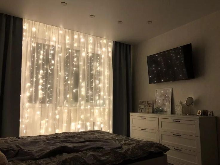 LED užuolaidinės girliandos