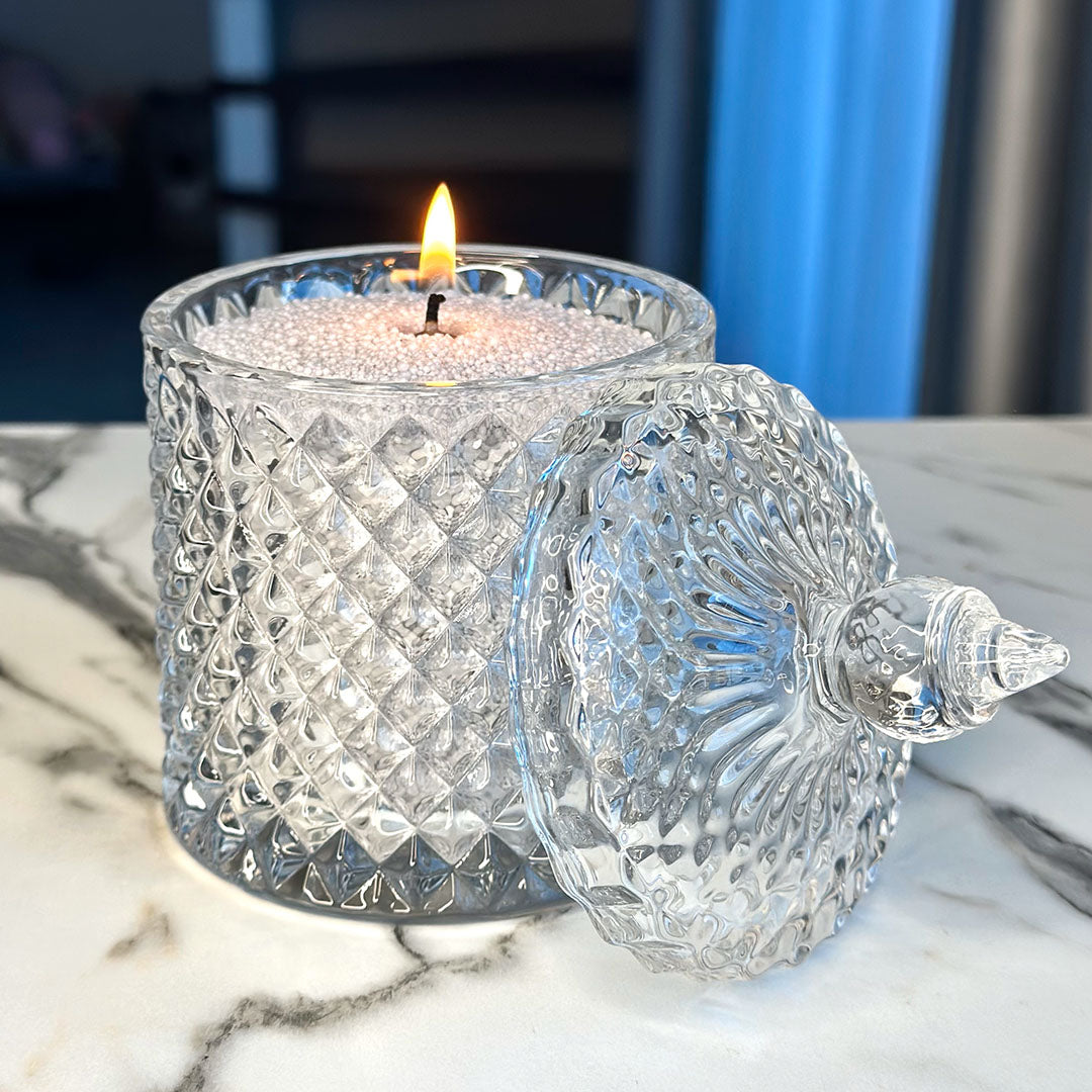 Crystal prabangus indelis su dangteliu